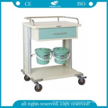 AG-MT029 CE ISO plus petits tiroirs en métal cadre clinique utilité hôpital échiquier chariots
